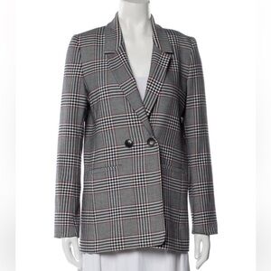 Anine Bing Plaid Print Blazer size XS